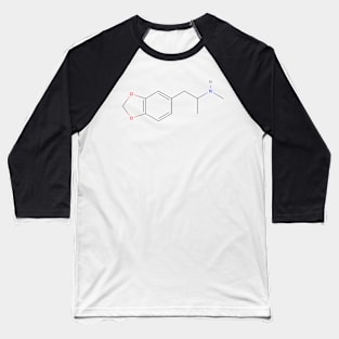 Ecstasy - C11H15NO2 Baseball T-Shirt